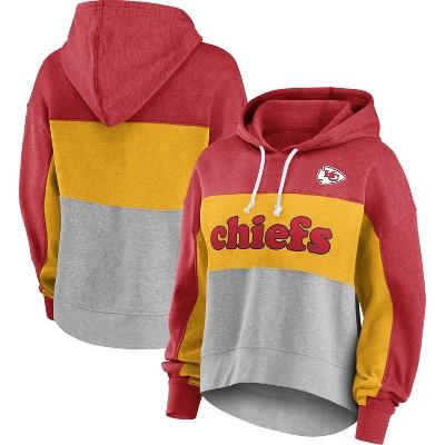 Nfl Kansas City Chiefs Men's Big & Tall Long Sleeve Core Fleece Hooded  Sweatshirt : Target