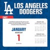 MLB Los Angeles Dodgers 2025 Box Calendar - 3 of 4