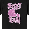 Steven Universe Secret Team Adult Black Crew Neck Short Sleeve T-shirt - 2 of 3