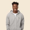 Dalix Cappuccino Embroidered Zip Hoodie Fleece Long Sleeve Pocket Warm Soft Mens - 4 of 4
