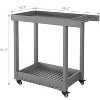 GustoWave Multifunctional Service Rolling Utility Cart for Home, Office, Bar - 3 of 4