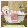 Kate & Laurel All Things Decor 30"x30" Sylvie Tiny Bubbles Framed Canvas by Mary Sparrow White - 2 of 4