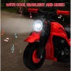 6V Bubble Motorcycle Ride on Toy Car for Kids, Kids Motorcycle with Bubble Function w/Music - 4 of 4
