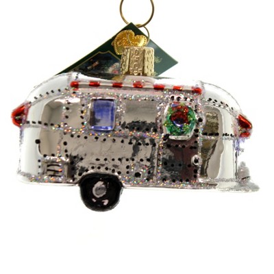 Old World Christmas 2.5" Vintage Trailer Travel Home Vacation  -  Tree Ornaments