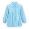 Collections Etc Soft Fleece Button Down Night Shirt with Pockets - Comfy Flattering Fit Over Pajamas or Nightgown - 2 of 4