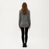 Anna-Kaci Women's Long Sleeve V-Neck Top with Side Drawstring Ruched Hem - 4 of 4