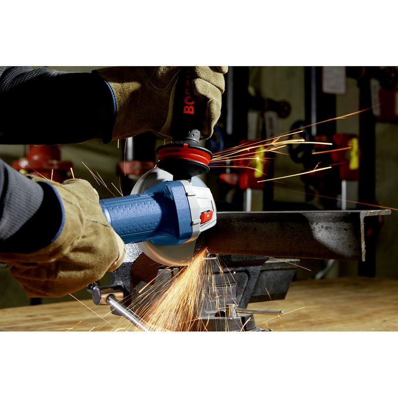 Bosch GWS10-45PE-RT 10 Amp 4-1/2 in. Angle Grinder with Paddle Switch Manufacturer Refurbished, 4 of 7
