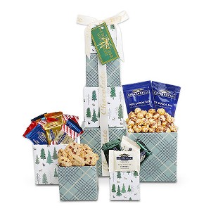 Alder Creek Gift Baskets Seasonal Gift Tower with Ghirardelli Chocolate - 1 of 3