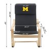 NCAA University of Michigan Bentwood Accent Chair - 3 of 4