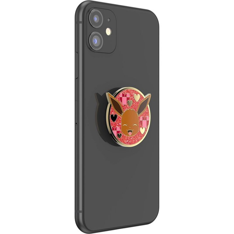 PopSockets Pokemon Cell Phone Grip &#38; Stand - Eevee Enamel Hearts, 5 of 9