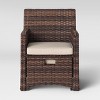 Halsted 5pc Wicker Small Space Patio Furniture Set - Threshold™ - image 3 of 4