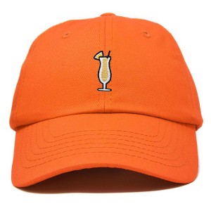 Dalix Pina Colada Embroidered Cap Cotton Baseball Cute Cool Dad Hat Womens - 1 of 4