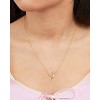 Disney Womens Tinker Bell 18K Gold-Plated Tinkerbell On The Moon Pendant Necklace Jewelry, 18'' - 2 of 4