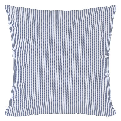 Navy Stripe Throw Pillow - Skyline Furniture