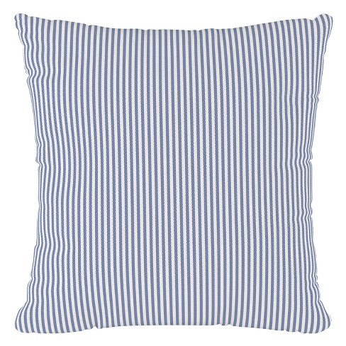 Navy Stripe Throw Pillow Skyline Furniture