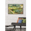 Trends International Garden at Arles by Vincent van Gogh Framed Wall Poster Prints - 2 of 4