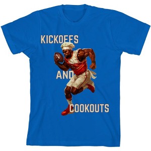 Go Sports! But Where's the Food? Youth Crew Neck Short Sleeve Tee - 1 of 2