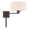 Livex Lighting 1 - Light Wall Light in  Bronze - 4 of 4