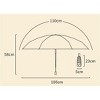 Clotth Mini Portable Dual-Purpose Folding Parasol - UV Protection, Compact, Wind and Rain Resistant, 8 Fibreglass Ribs,Sun Blocking - 3 of 4
