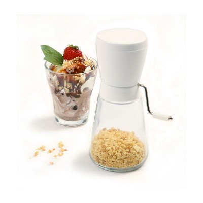 White and Clear Manual Nut and Topping Chopper