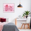 Stupell Industries Pastel Pink Book Lovers Framed Giclee Art, Gray, 20" x 16" - 3 of 4