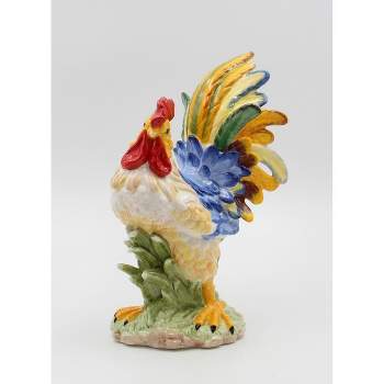 Kevins Gift Shoppe Ceramic Blue Rooster Figurine
