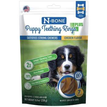 N-Bone Puppy Teething Rings Plus Chicken Flavor (7 count)