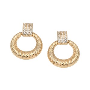 SOHI Women's California Gold Party Drop Earring - 1 of 4