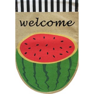 Briarwood Lane Summer Garden Flag 12x18 For Outdoor Watermelon Burlap For Summer Garden Flag Flags For Outside - 1 of 4