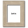 PosterPalooza | 3x4 Thin Barnwood Picture Frame, UV Acrylic, 2 Finishes - Grey and Black - 2 of 4