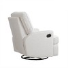 SECOND STORY HOME Tucker Swivel Recliner Accent Chair - Cream Boucle - image 2 of 4