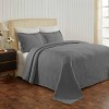 Waves Cotton Matelasse Decorative Bedspread and Pillow Sham Set by Blue Nile Mills - 2 of 4