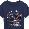 Women's - Marvel - Captain America Collage Short Sleeve Graphic T-Shirt - 2 of 4
