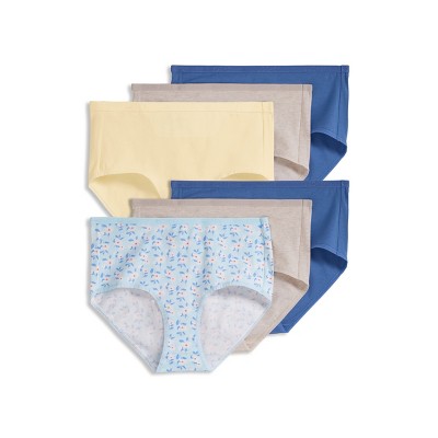 Jockey Women's Organic Cotton Stretch Logo Modern Brief - 6 Pack