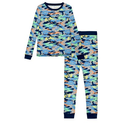 Sleep On It Boys 2-Piece Super Soft Jersey Long Sleeve Snug-Fit Pajama Set