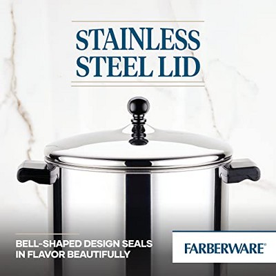 Farberware Classic 8-Quart Stainless Steel Stockpot with Lid