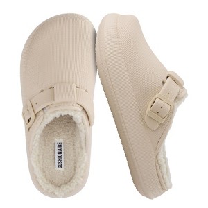 CUSHIONAIRE Women's Fable Recovery Clog with Faux Fur Lining and +Comfort - 1 of 4