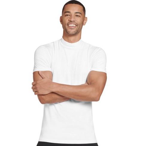 Jockey men's sportswear short sleeve mock store neck tee