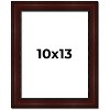 PosterPalooza | Photo Size Distressed Brown Picture Frame - UV Acrylic, Foam Board Backing, Hanging Hardware - 2 of 4