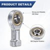Unique Bargains Industrial Hardware Bearing Rod End Bearing 4 Pcs - 2 of 4