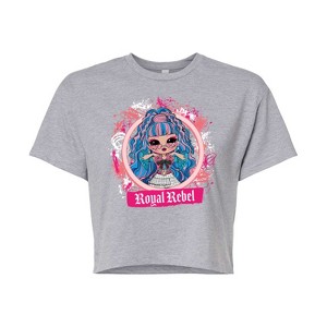 Women's - LOL Surprise! - Royal Rebel Cropped Graphic T-Shirt - 1 of 4