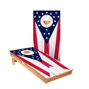 Ohio Flag Cornhole Boards - ACA Star Series - 1 of 3