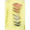 Women's Distressed Slim-Fit Denim Jacket - American Bazi - 3 of 3