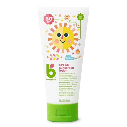 Babyganics Mineral Based Baby Sunscreen Lotion Spf 50 6 Fl Oz Target