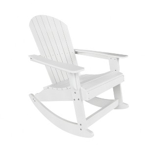 WestinTrends Outdoor Patio All-weather Adirondack Rocking Chair - 1 of 4