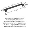 Amerock Lintel Appliance Pull for Large Panels and Oversized Cabinets - 4 of 4