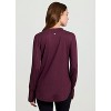 RBX Active Women's Buttery Soft Stretch Jersey Crewneck Long Sleeve Tunic Top with Thumbholes - 2 of 4