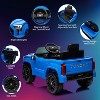 12V Licensed Toyota Tundra Kids Ride On Truck, Electric Car w/Remote Control, LED Lights, 3 Speeds, Suspension - 2 of 4
