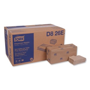 Tork Advanced Soft Minifold Dispenser Napkins, 1-Ply,13" x 12", Natural, 6000/Carton - 1 of 4