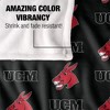 University Of Central Missouri Logo Pattern Silky Touch Blanket White 50x60 - 4 of 4